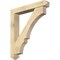 Ekena Millwork Balboa Arts and Crafts Rough Sawn Bracket w/ Offset Brace, Douglas Fir, 6"W x 36"D x 40"H BKT0604X36X40BOA03RDF - alternate 1